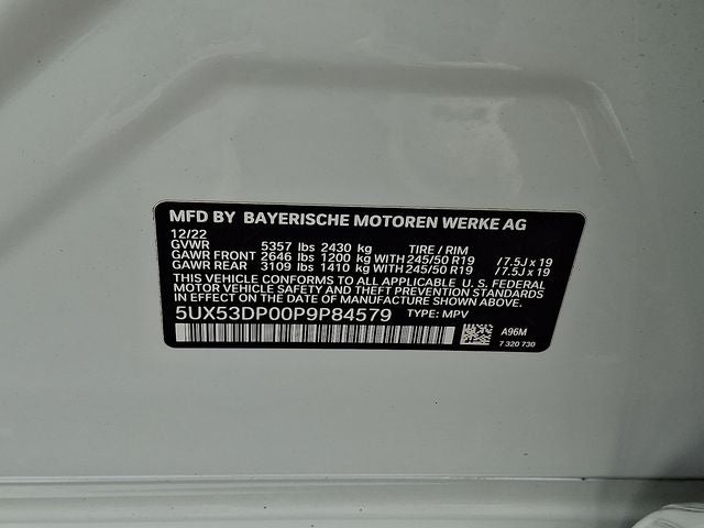 2023 BMW X3 xDrive30i