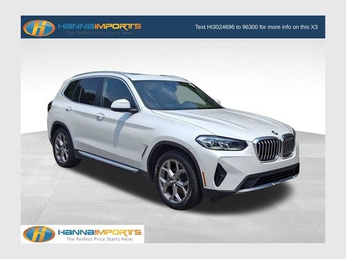 2022 BMW X3 xDrive30i