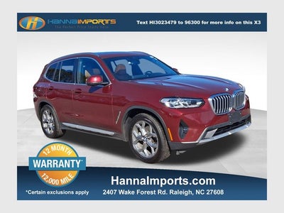 2022 BMW X3 xDrive30i