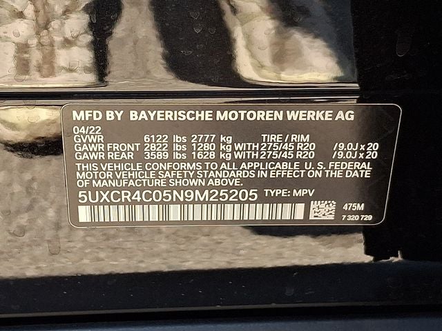 2022 BMW X5 sDrive40i