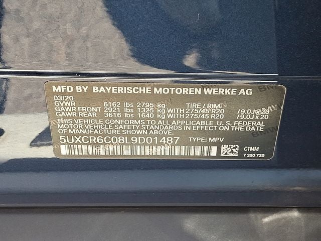 2020 BMW X5 xDrive40i
