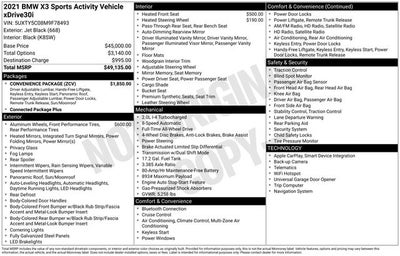 2021 BMW X3 xDrive30i