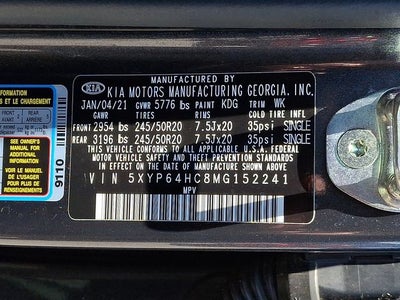 2021 Kia Telluride S