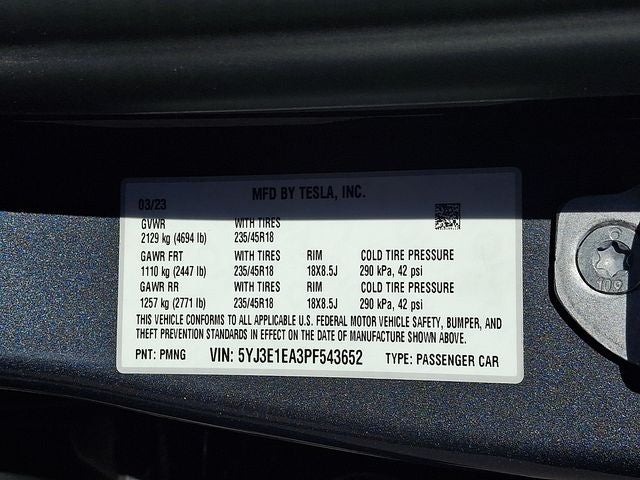 2023 Tesla Model 3 Base