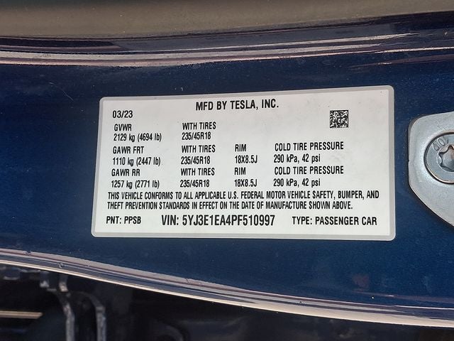 2023 Tesla Model 3 Base