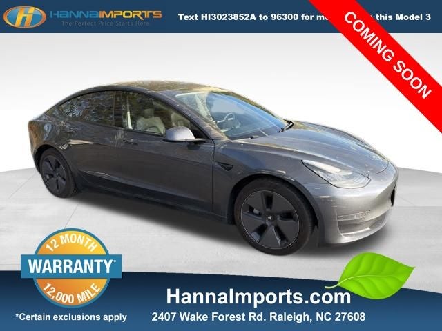 2021 Tesla Model 3 Standard Range Plus