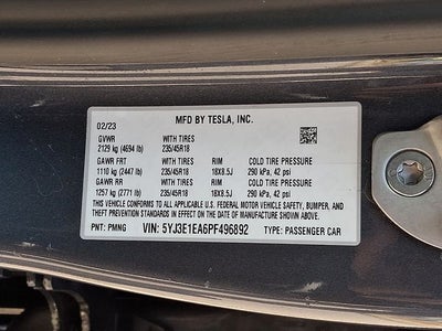 2023 Tesla Model 3 Base