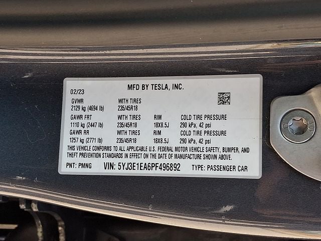 2023 Tesla Model 3 Base