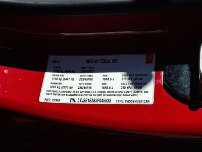 2018 Tesla Model 3 Long Range