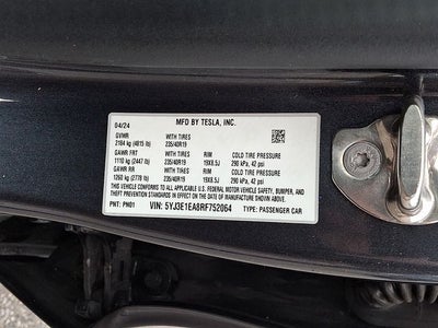 2024 Tesla Model 3 Base
