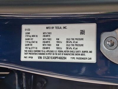2023 Tesla Model 3 Base