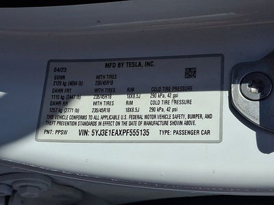 2023 Tesla Model 3 Base