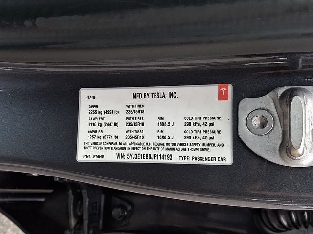 2018 Tesla Model 3 Long Range