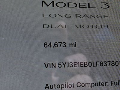 2020 Tesla Model 3 Long Range