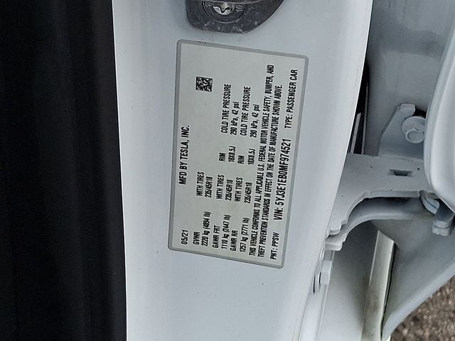 2021 Tesla Model 3 Long Range