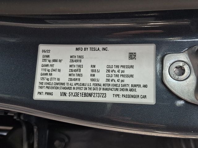 2022 Tesla Model 3 Long Range