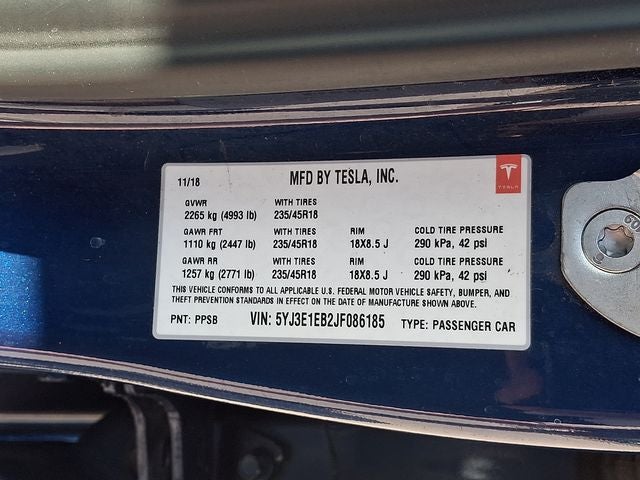 2018 Tesla Model 3 Long Range
