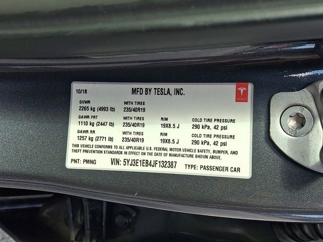 2018 Tesla Model 3 Long Range