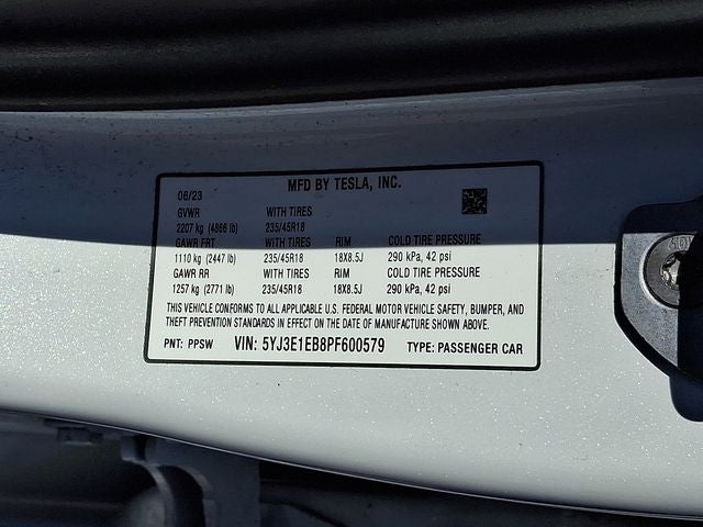 2023 Tesla Model 3 Long Range