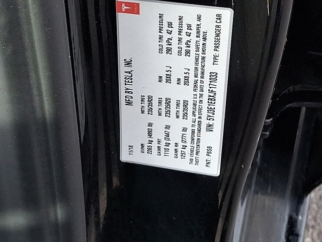 2018 Tesla Model 3 Long Range