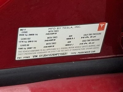 2017 Tesla Model S 90D