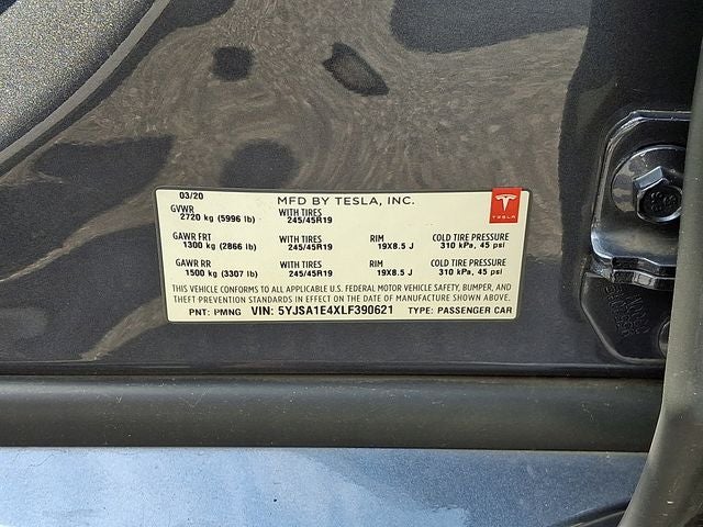 2020 Tesla Model S Performance