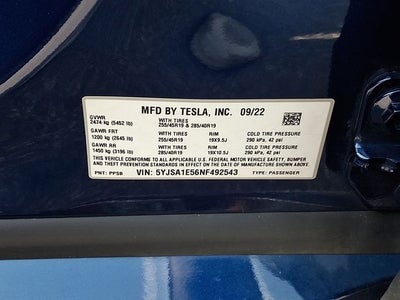2022 Tesla Model S Base