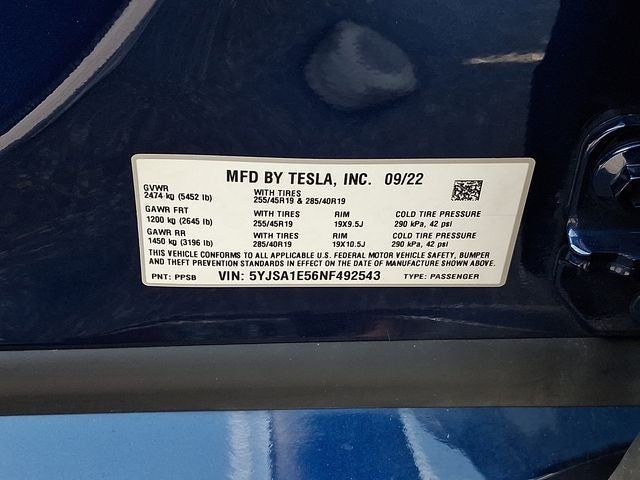 2022 Tesla Model S Base