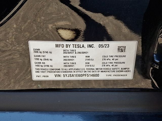 2023 Tesla Model S Plaid