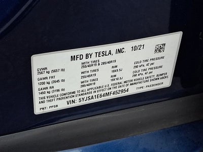 2021 Tesla Model S Plaid