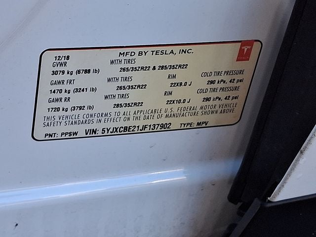 2018 Tesla Model X 100D