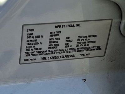 2020 Tesla Model Y Long Range