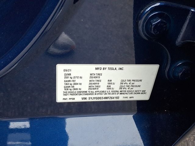 2021 Tesla Model Y Long Range