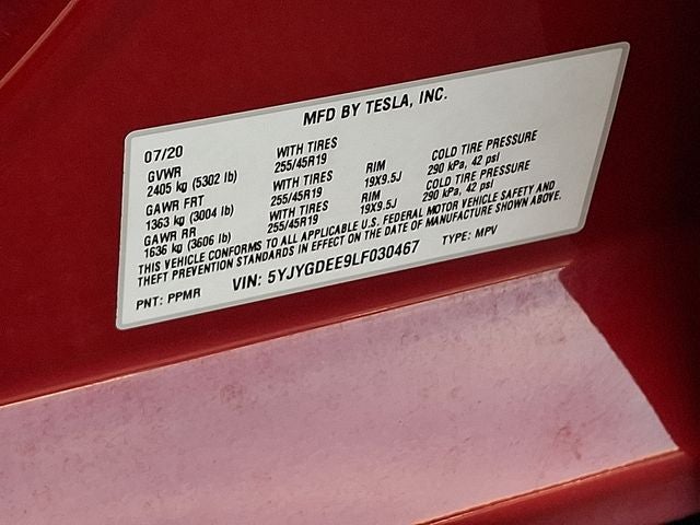 2020 Tesla Model Y Long Range