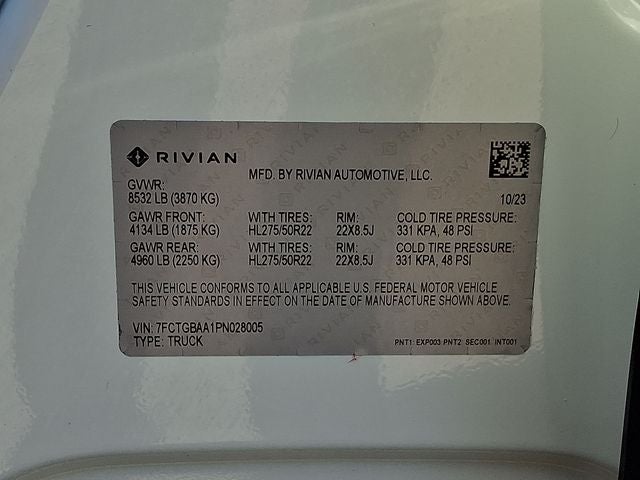 2023 Rivian R1T Adventure