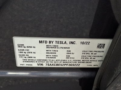 2023 Tesla Model X Standard Range