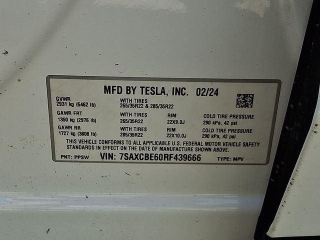 2024 Tesla Model X Plaid