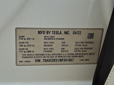 2022 Tesla Model X Base
