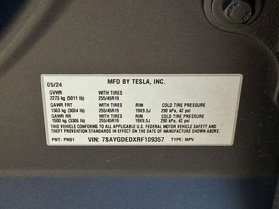 2024 Tesla Model Y Long Range
