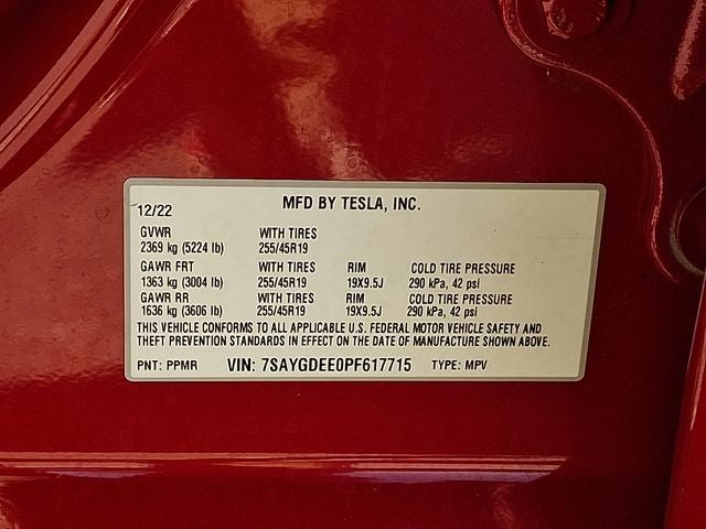 2023 Tesla Model Y Long Range