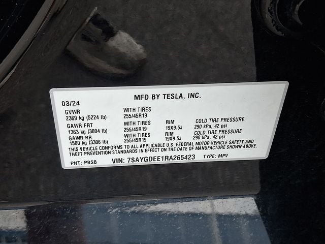2024 Tesla Model Y Long Range