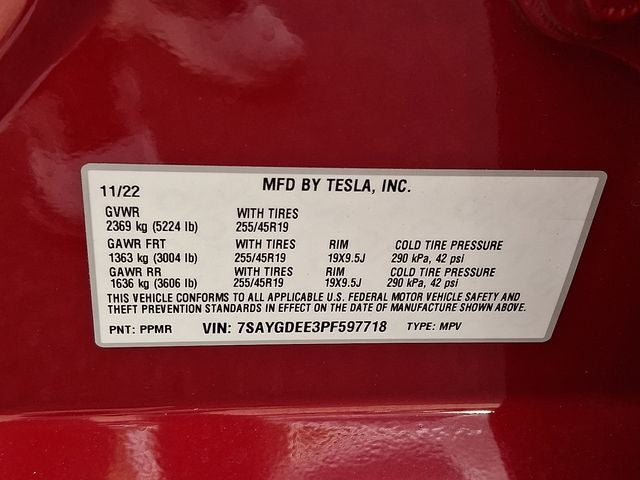 2023 Tesla Model Y Long Range