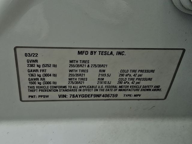 2022 Tesla Model Y Performance