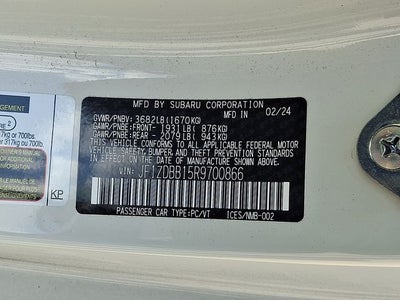 2024 Subaru BRZ Premium