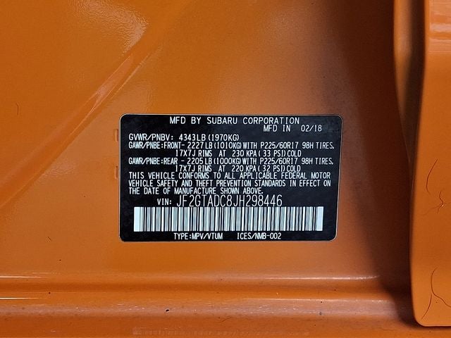 2018 Subaru Crosstrek 2.0i Premium