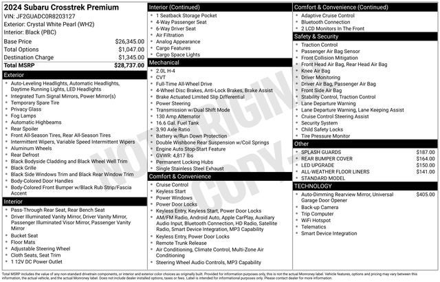 2024 Subaru Crosstrek Premium
