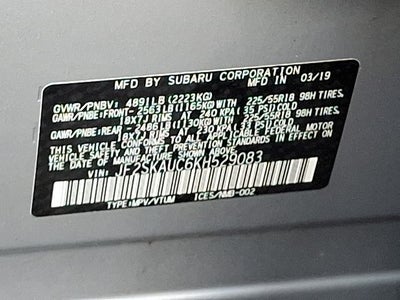 2019 Subaru Forester Limited