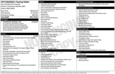 2015 Mazda Mazda3 i Touring