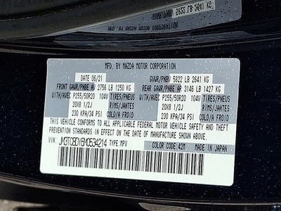 2021 Mazda Mazda CX-9 Grand Touring