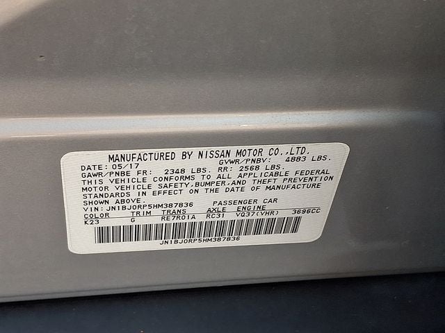 2017 INFINITI QX50 Base